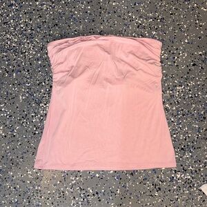 Pink Strapless Top